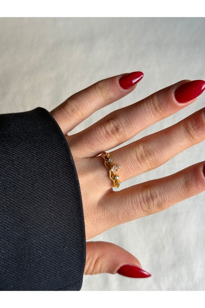 HOUSEKİ Vip Plated Princess Ring Adjustable