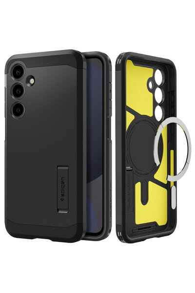 Spigen Husă pentru Samsung Galaxy S24 FE - Tough Armor MagSafe - Negru