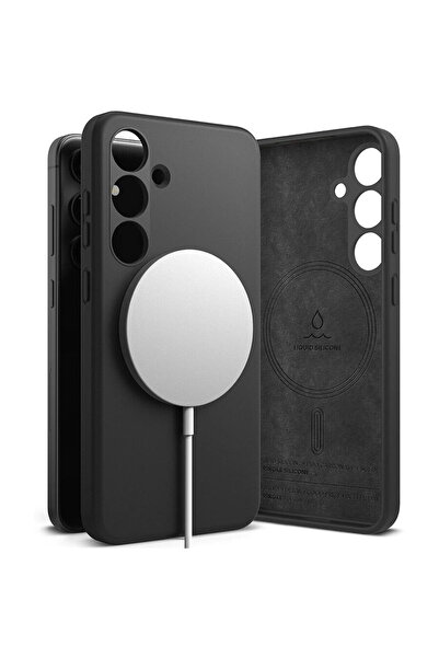 Ringke Husa pentru Samsung Galaxy S24 - Silicone Magnetic - Black