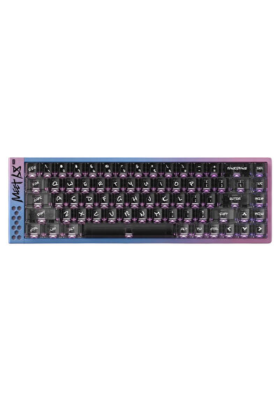 IQUNIX Meet68 Ultra Starry Pink %65 Omega Manyetik Switch 8K Hz HE RGB İngili...