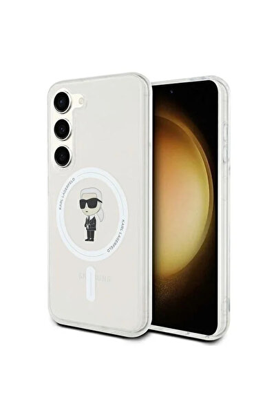 Karl Lagerfeld Carcasă IML Ikonic MagSafe pentru Samsung Galaxy S23 - transpa...