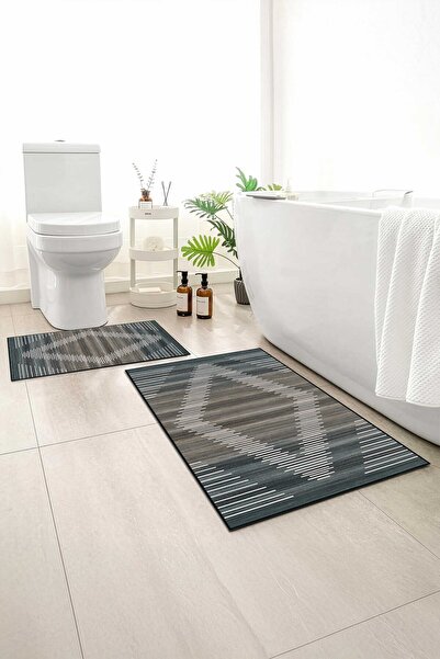 Monnhein 2 buc Covoraș de baie, covor moale de baie, cu bază anti-alunecare, ...