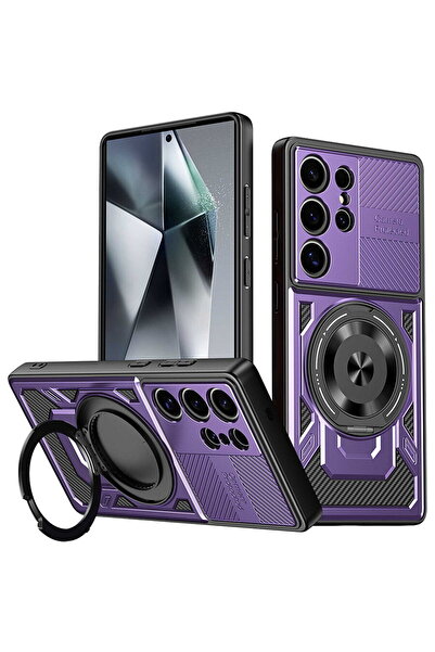 Techsuit Husa pentru Xiaomi Redmi 14C / Poco C75 - RuggedCam - Purple