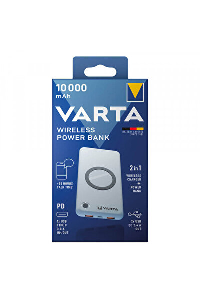 Varta Încărcător wireless de 10000 mAh și USB-C