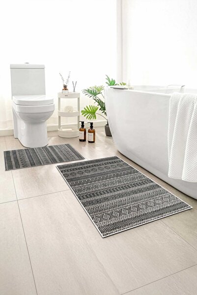 Monnhein 2-Pack Bath Mat, Soft Bathroom Rug, Non-Slip Backing, Washable - 60X...