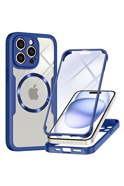 Techsuit Husa pentru iPhone 14 Pro Max + Folie - ColorVerse 360 MagSafe Serie...