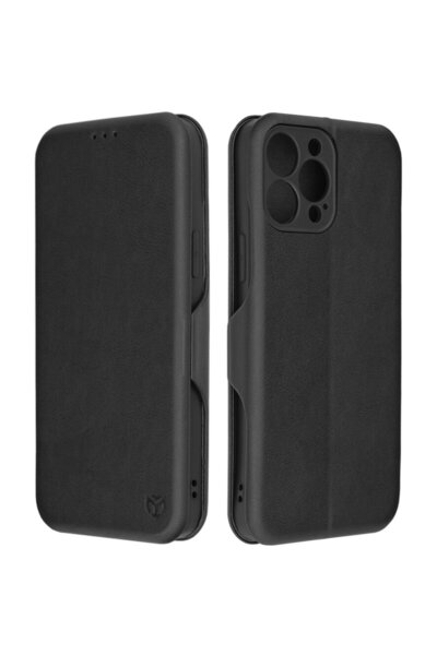 Techsuit Husă pentru iPhone 13 Pro Max Safe Wallet Plus, Negru