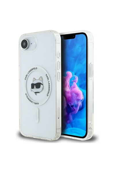 Karl Lagerfeld Husa pentru iPhone 16e - IML MagSafe (KLHMPSE4HLSCHH) - White ...