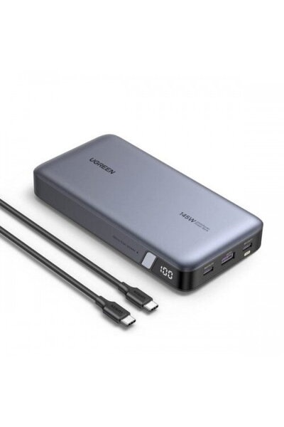 Ugreen 90597A 25000mAh 145W 1x USB-A 2x USB-C Gri