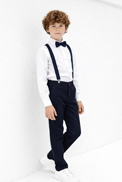 Kuraff Giyim Boy's April 23 October 29 Shirt-Trunks-Bow Tie Set Costume