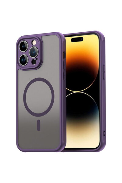 Techsuit Husa pentru iPhone 14 Pro Max - HaloFrost II MagSafe - Purple