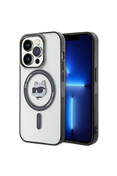 Karl Lagerfeld Husă rigidă transparentă KLHMP15XHCHNOTK pentru iPhone 15 Pro ...