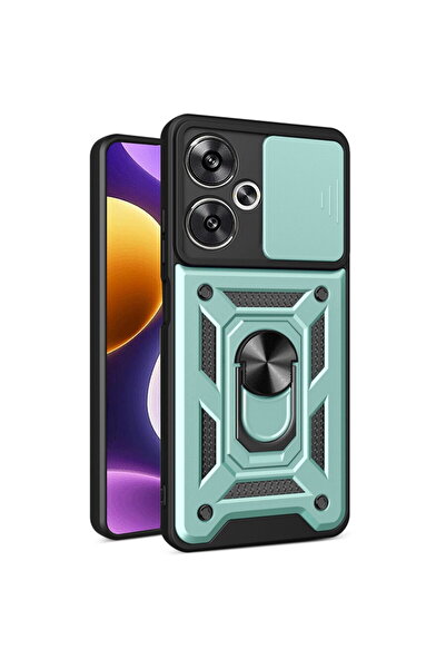 Techsuit Husa pentru Xiaomi Poco F6 - CamShield Series - Green