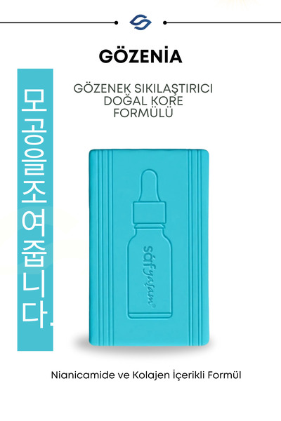 Safyaşam Gözenia Pore Tightening Cleanser Cleansing Soap Bar Containing Niaci...