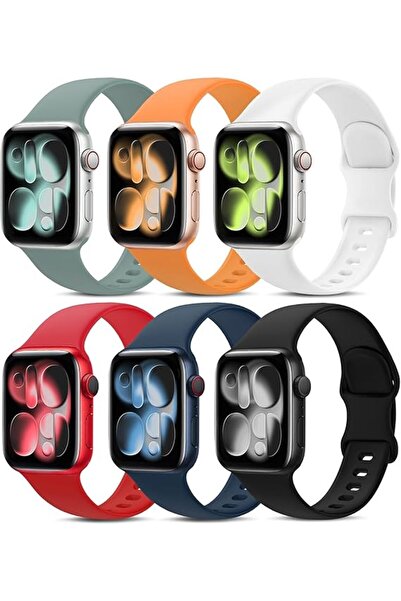 O Ozone سوار ساعة أبل 49/46/45/44/42 مم | أساور رياضية من السيليكون | متعدد ا...