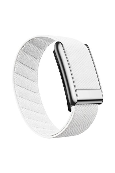 O Ozone جهاز WHOOP 5.0، سوار One/Peak | سوار رياضي من النايلون | أبيض كريمي