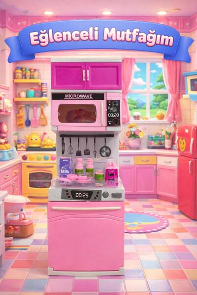 oydaş oyuncak Oyuncak Fırın, İlk Mutfağım, Kız Çocuk Oyuncağı