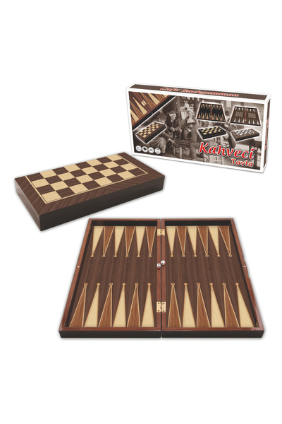 Star Oyun Aletleri CAFE TAVLA CEVİZ