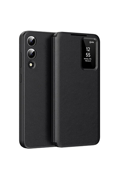 Techsuit Husa pentru Samsung Galaxy S25 Edge - SmartView Series - Black