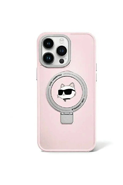 Karl Lagerfeld KLHMP15XHMRSCHP iPhone 15 Pro Max 6.7" husă rigidă roz/ro...