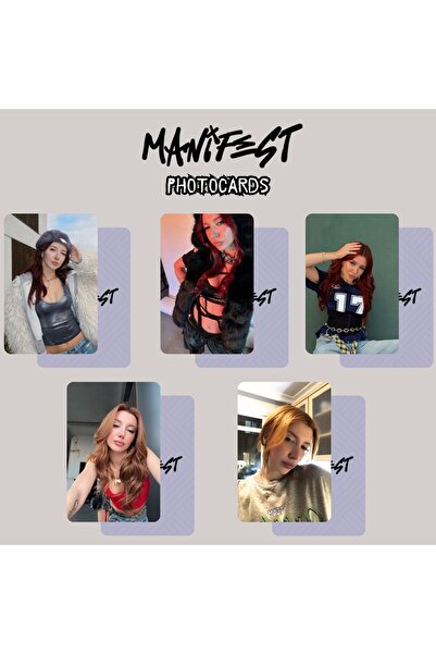 Kpop Dünyasi MANIFEST '' Mina '' Photocards Set 3