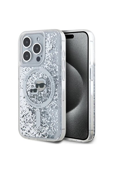Karl Lagerfeld Husa pentru iPhone 15 Pro Max - Liquid Glitter MagSafe (KLHMP1...