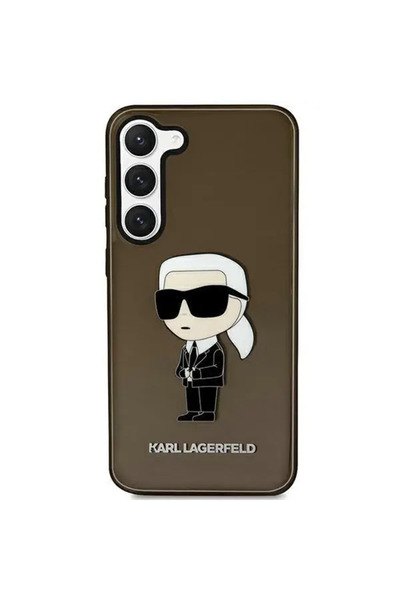 Karl Lagerfeld KLHCS23SHNIKTCK S23 S911 carcasă rigidă neagră/neagră Ikonik