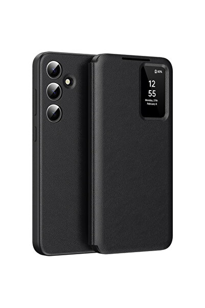 Techsuit Husa pentru Samsung Galaxy S24 FE - SmartView Series - Black