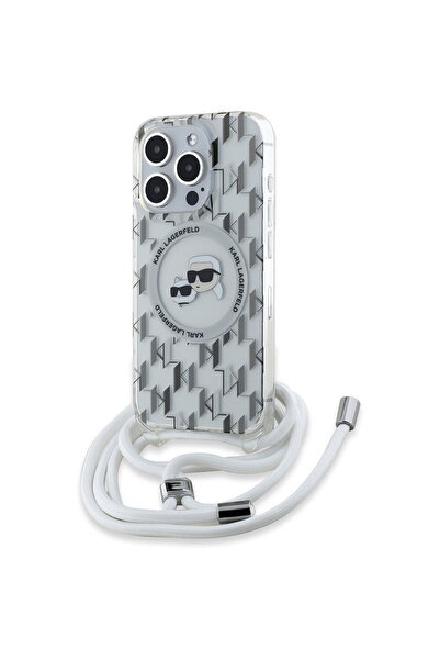 Karl Lagerfeld Husa pentru iPhone 15 Pro - IML Crossbody MagSafe (KLHMP15LHCK...