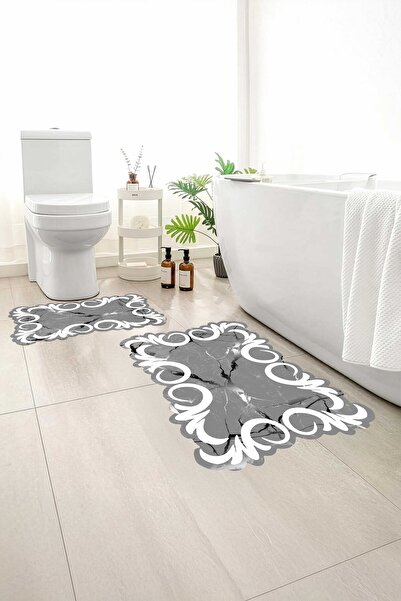 Monnhein 2 buc Covoraș de baie, covor moale de baie, cu bază anti-alunecare, ...