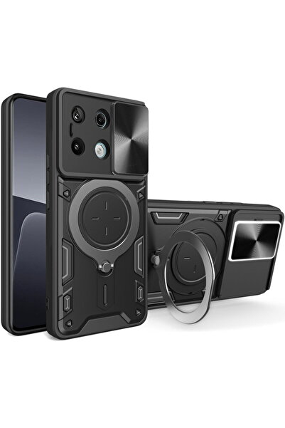 Techsuit pentru Xiaomi Redmi Note 13 Pro 5G - CamGuard Pro - Black