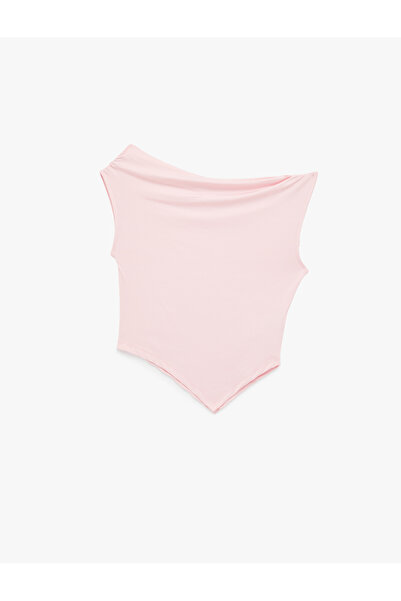 Koton Слім-фіт безрукавна асиметрична блузка