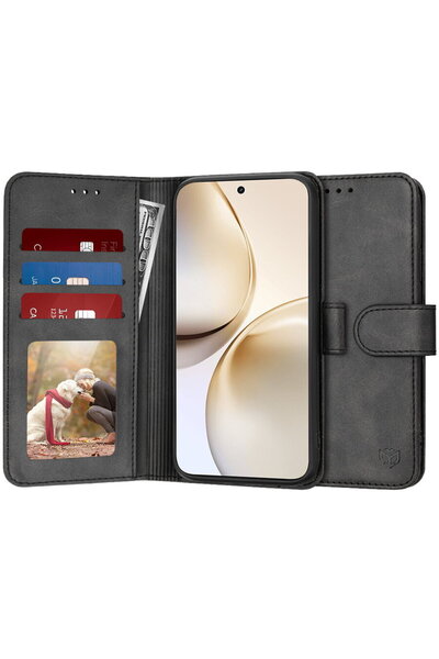 Techsuit Θήκη για Realme 14 Pro+ - Ημερολόγιο - Μαύρο