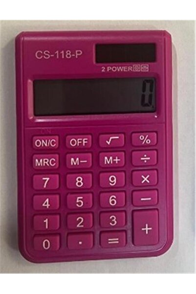 CSL CS-118-P Pembe 8 Hane Cep Tipi Hesap Makinesi