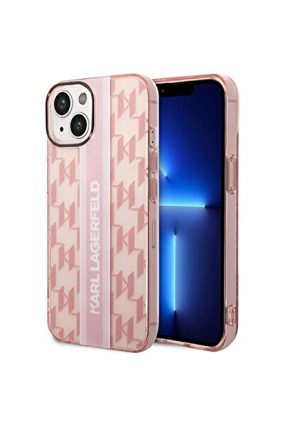 Karl Lagerfeld Husa telefon pentru iPhone 14 Plus, Monogram Vertical Stripe, ...