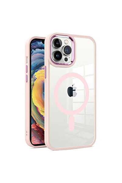 Techsuit Husa pentru iPhone 15 Pro - MagSafe Pro - Nude Pink