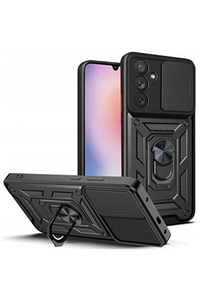Techsuit Husă pentru Samsung Galaxy A24 - Seria CamShield - Negru