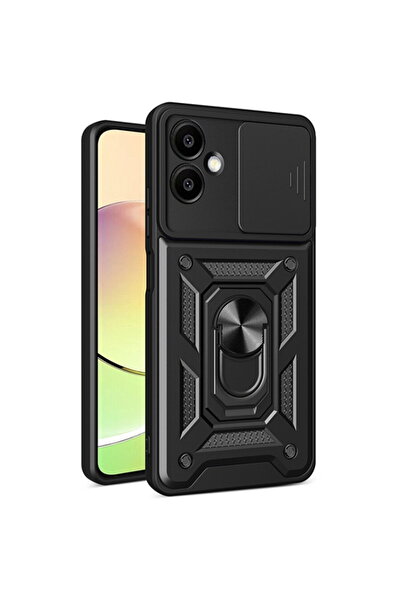 Techsuit Husă pentru Samsung Galaxy A06 - Seria CamShield - Negru