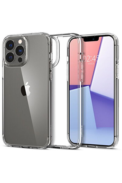 Spigen Husa Plastic - TPU ULTRA HYBRID pentru Apple iPhone 13 Pro Max, Transp...