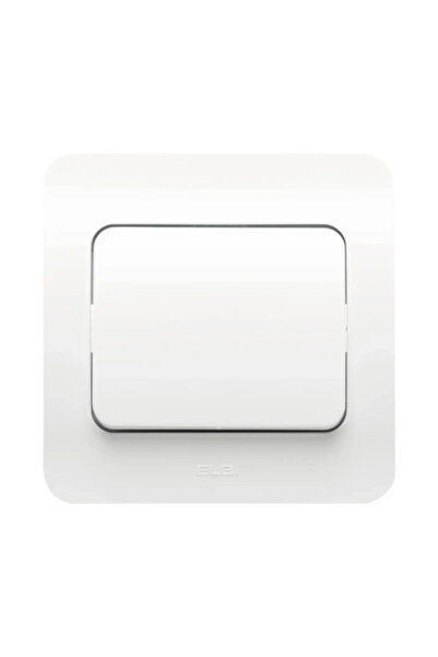 ELBİ Jazz single switch, recessed, 16 A, White