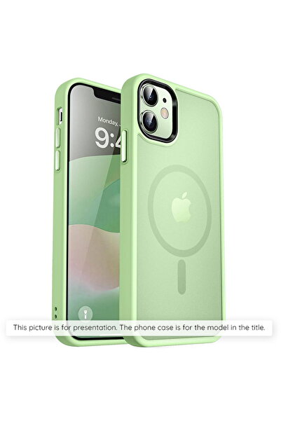Techsuit Husa pentru iPhone 16 Pro Max - HaloFrost MagSafe Series - Light Green