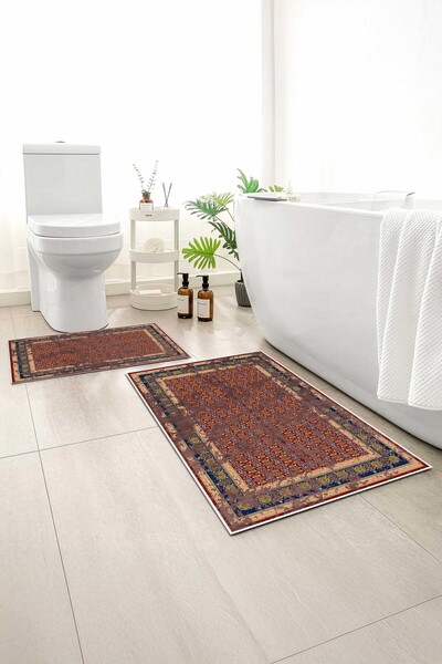 Monnhein 2 buc Covoraș de baie, covor moale de baie, cu bază anti-alunecare, ...