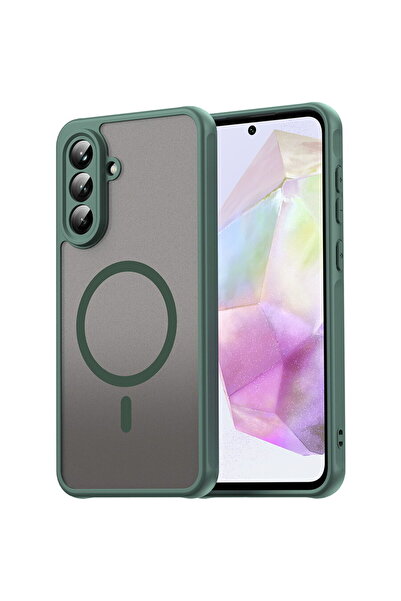 Techsuit Husa pentru Samsung Galaxy A36 5G - HaloFrost II MagSafe - Green