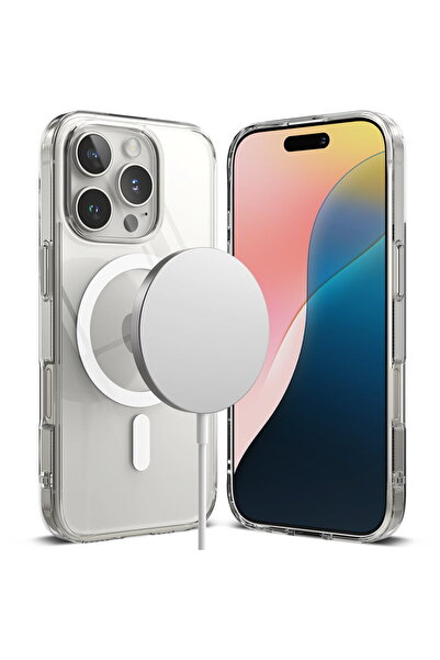 Ringke Husa pentru iPhone 16 Pro - Fusion MagSafe - Clear
