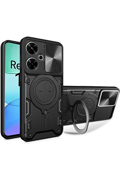 Techsuit Husa pentru Xiaomi Redmi 13 / Poco M6 4G - CamGuard Pro - Black