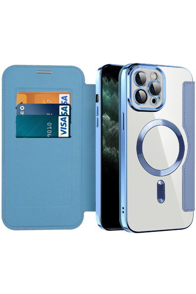 Techsuit SmartMag Book Case, iPhone 11 Pro Max, Albastru
