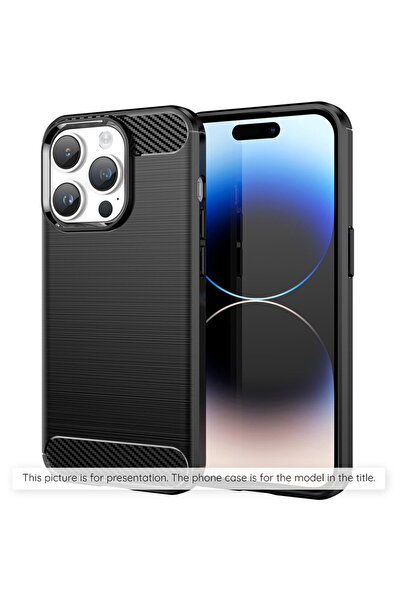 Techsuit Husa pentru Xiaomi 14T Pro - Carbon Silicone - Black