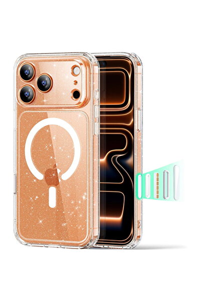 ESR Husă pentru iPhone 17 Pro - Classic Hybrid HaloLock - Clear Shimmer