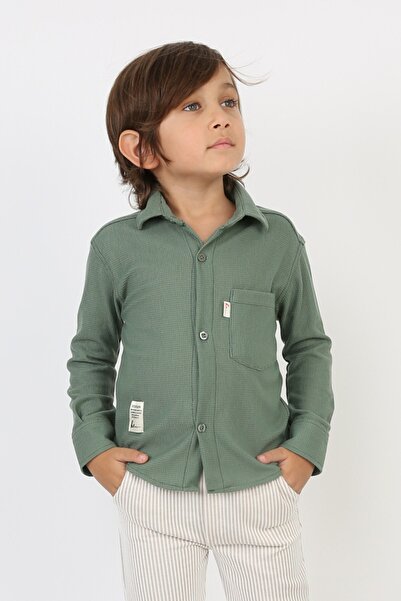 buğrahayalin Boy's Pocketed Waffle Fabric Stretch Fabric Comfortable Stylish ...