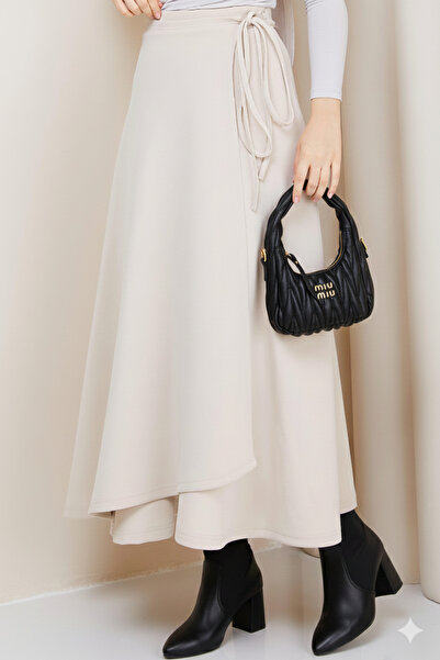 CNG MODA Wrap Tie Hijab Scuba Skirt